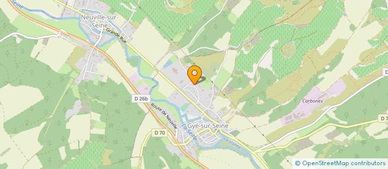 localisation de l'entreprise GFA ELONICARM à GYE-SUR-SEINE