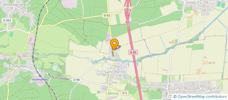 localisation de l'entreprise GFA EMMENBUCKEL à ITTERSWILLER
