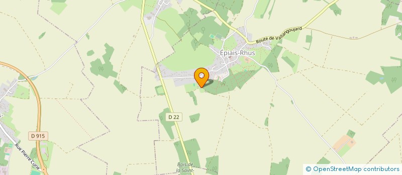 localisation de l'entreprise GFA EPIAIS RHUS  EPIAIS-RHUS
