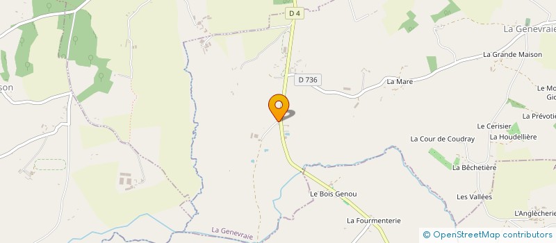 localisation de l'entreprise GFA EQUI-PAJE à LA GENEVRAIE