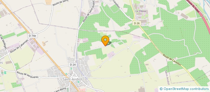 localisation de l'entreprise GFA ES 3 J  SAINT-ANDIOL
