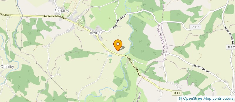 localisation de l'entreprise GFA ETCHOLA  DOMEZAIN-BERRAUTE