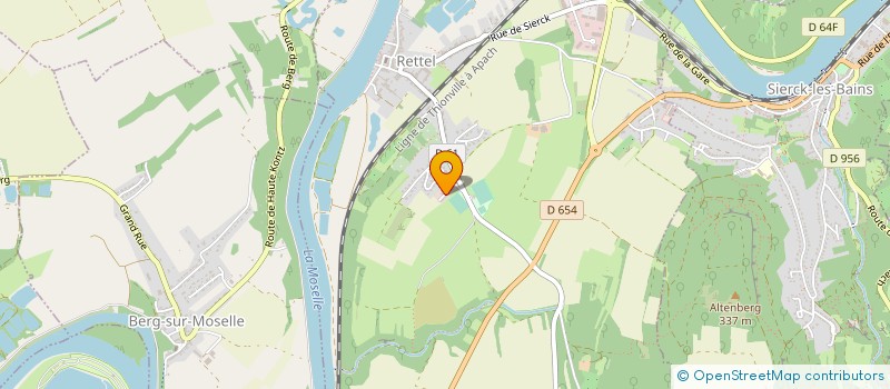 localisation de l'entreprise GFA EVENDORFF.COM  KIRSCHNAUMEN