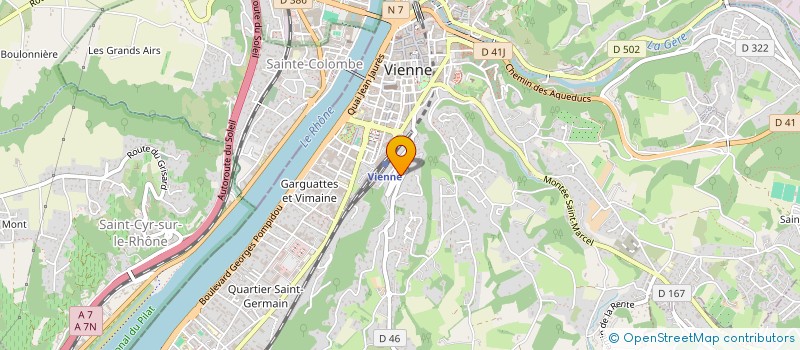 localisation de l'entreprise GFA EYMIN-TICHOUX  VIENNE