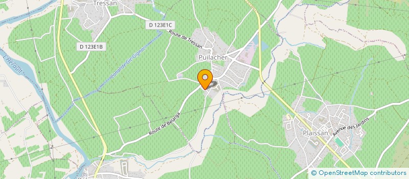 localisation de l'entreprise GFA FAGES  PUILACHER