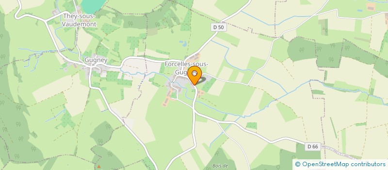 localisation de l'entreprise GFA FAMILIAL DE LA LORRAINE  FORCELLES-SOUS-GUGNEY