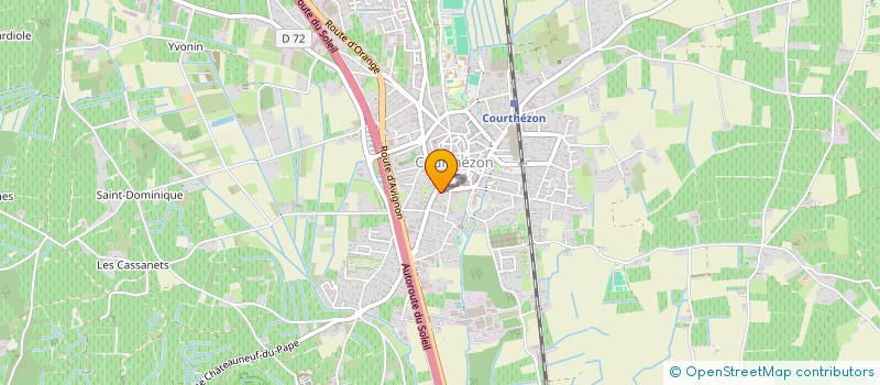 localisation de l'entreprise GFA FAMILIAL LE SOUSTET  COURTHEZON