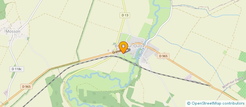 localisation de l'entreprise GFA FAMILIAL MORIN  BRION-SUR-OURCE