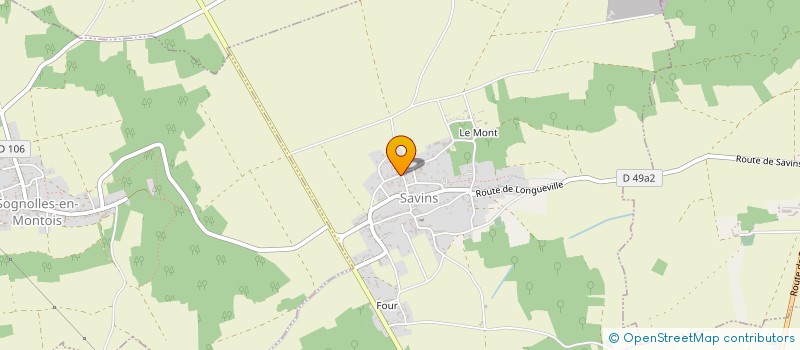 localisation de l'entreprise GFA FAMILIAL RIGON  SAVINS