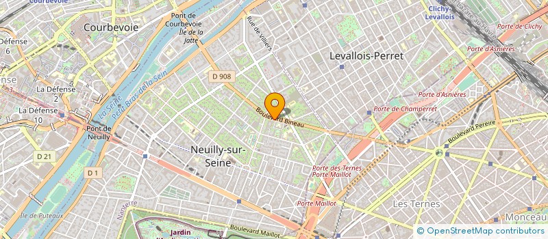 localisation de l'entreprise GFA FAMILLE AMIEL à NEUILLY-SUR-SEINE