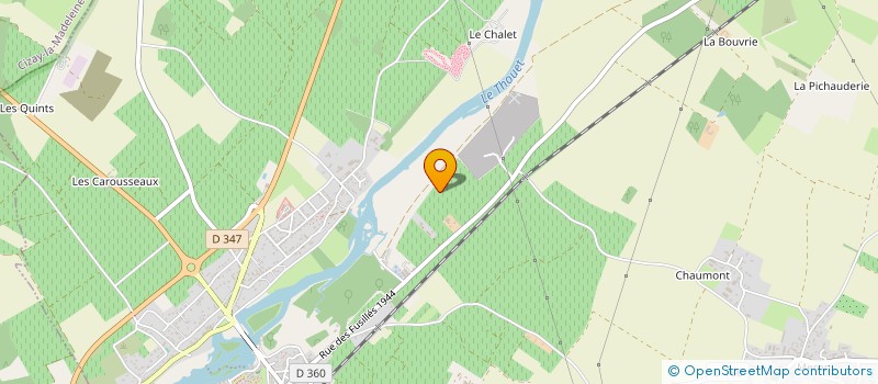 localisation de l'entreprise GFA FAMILLE BODET  MONTREUIL-BELLAY