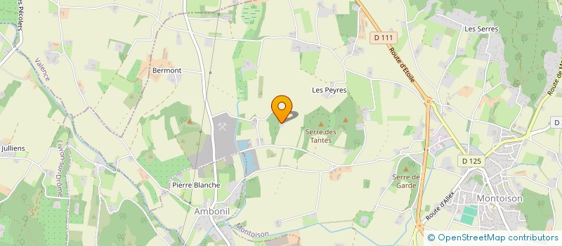 localisation de l'entreprise GFA FAMILLE BOFFARD  MONTOISON