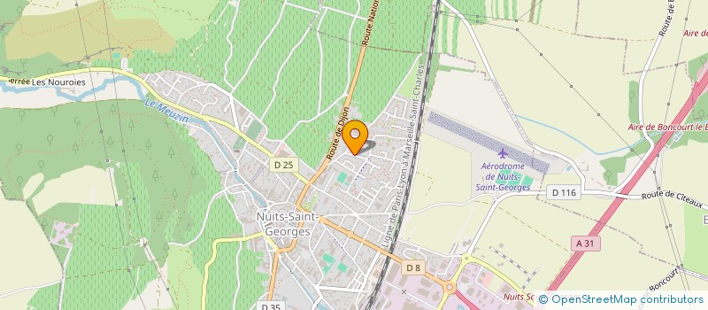 localisation de l'entreprise GFA FAMILLE CATHIARD à NUITS-SAINT-GEORGES