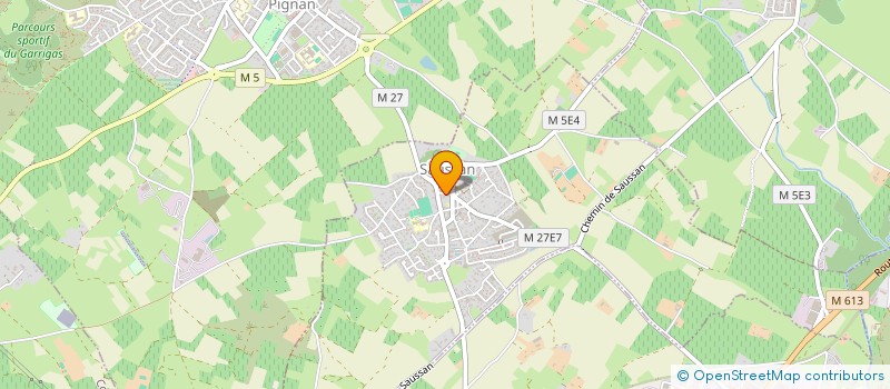 localisation de l'entreprise GFA FAMILLE CLAUDE ROUGE  SAUSSAN