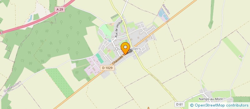 localisation de l'entreprise GFA FAMILLE DE CHASSEPOT DE PISSY  QUEVAUVILLERS