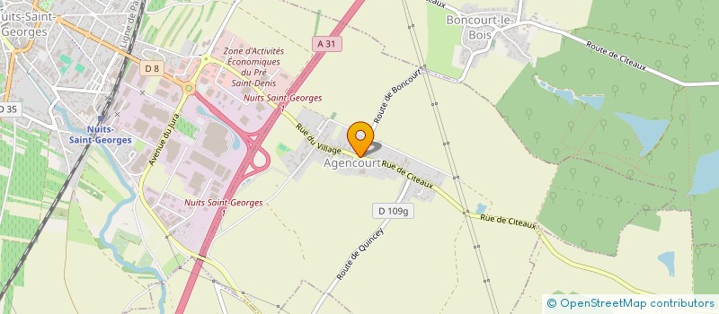 localisation de l'entreprise GFA FAMILLE DETAIN  AGENCOURT