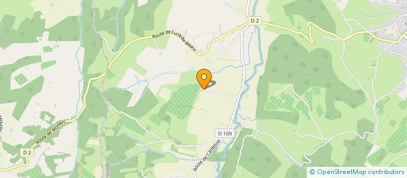 localisation de l'entreprise GFA FAMILLE HENRI RAMONTEU CHIROS à MONEIN