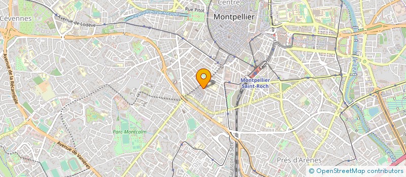 localisation de l'entreprise GFA FAMILLE JEANJEAN MAS PONT à MONTPELLIER