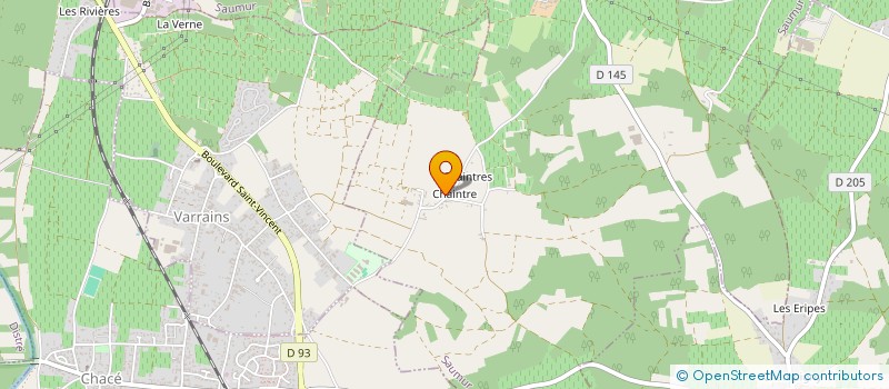 localisation de l'entreprise GFA FAMILLE MARY  SAUMUR