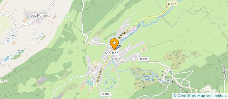 localisation de l'entreprise GFA FAMILLE VAUCHERET  MOUTHE