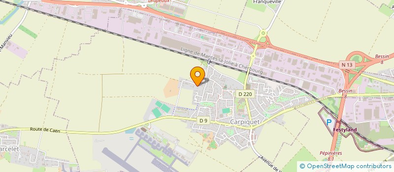 localisation de l'entreprise GFA FARCY  CARPIQUET