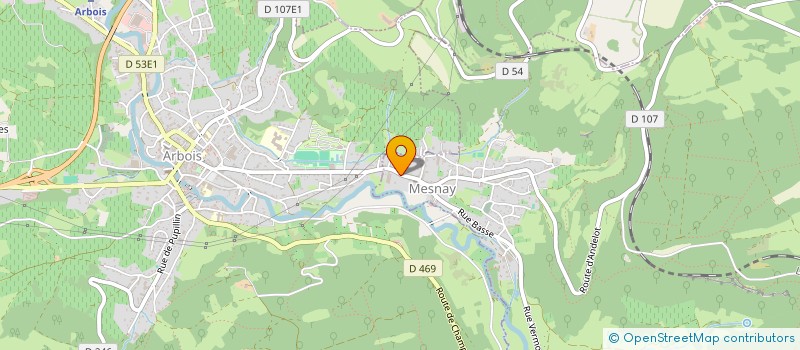 localisation de l'entreprise GFA FAUDOT  GAUTHIER  MESNAY