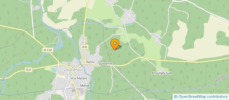 localisation de l'entreprise GFA FAUQUE  NOAILLAN