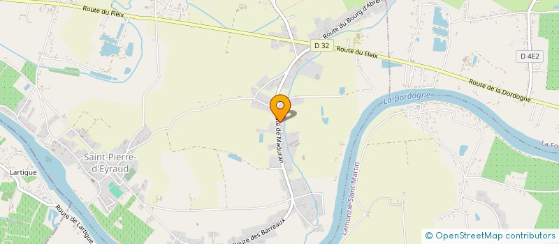 localisation de l'entreprise GFA FAURE MADURAN  ST-PIERRE-D EYRAUD