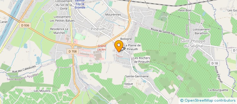 localisation de l'entreprise GFA FAYENDA à FOUGUEYROLLES