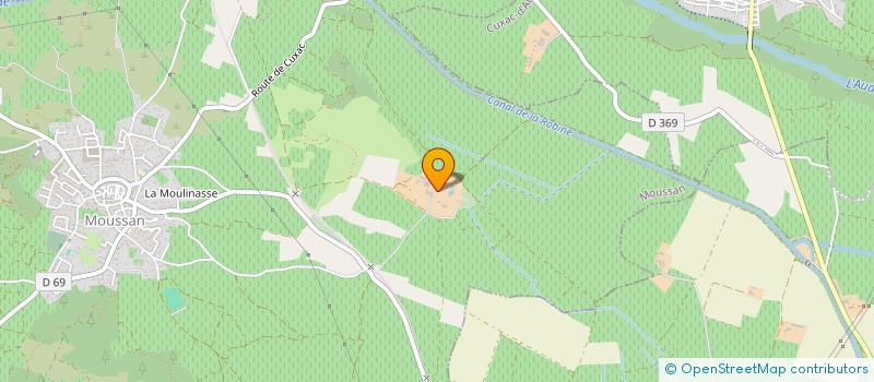 localisation de l'entreprise GFA FAYET-BORIES-AZEAU  MOUSSAN