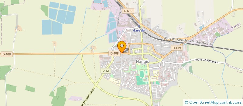 localisation de l'entreprise GFA FERME DE BOIS POUSSIN  NANGIS