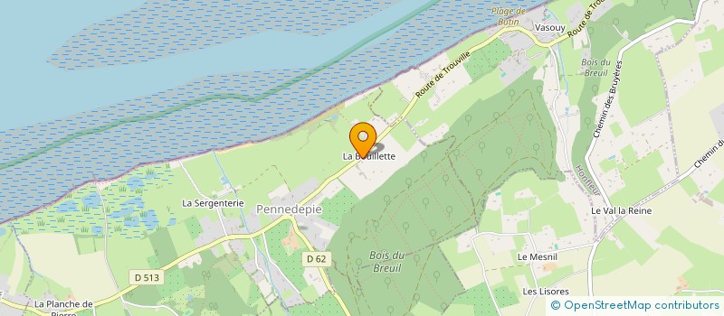 localisation de l'entreprise GFA FERME DE LA BOUILLETTE  PENNEDEPIE