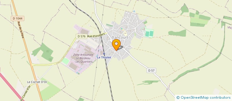 localisation de l'entreprise GFA FERME DE PUISIEUX  CERIZY