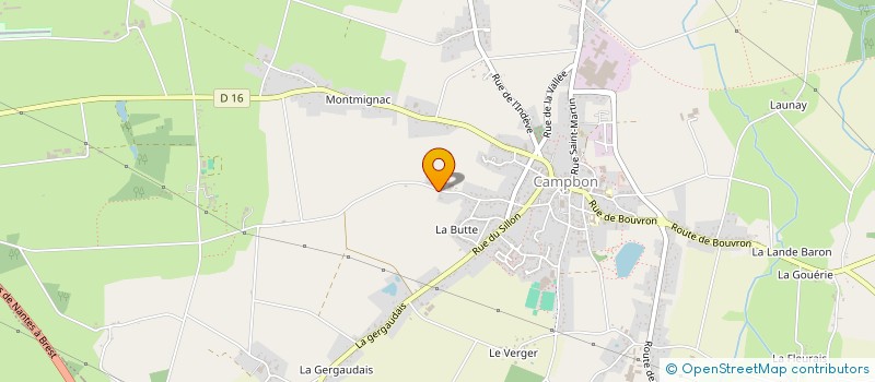 localisation de l'entreprise GFA FERME DES COCHONS DU SILLON  CAMPBON