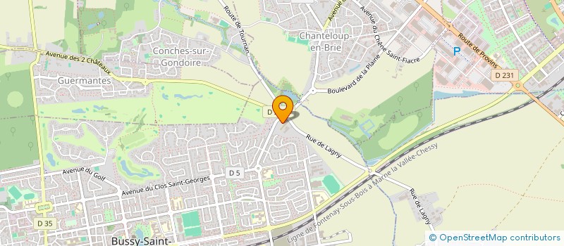 localisation de l'entreprise GFA FERME DES COLLINIERES  JOSSIGNY