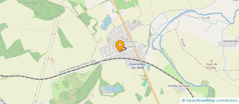 localisation de l'entreprise GFA FERME DES TILLEULS  COURCELLES-SUR-NIED