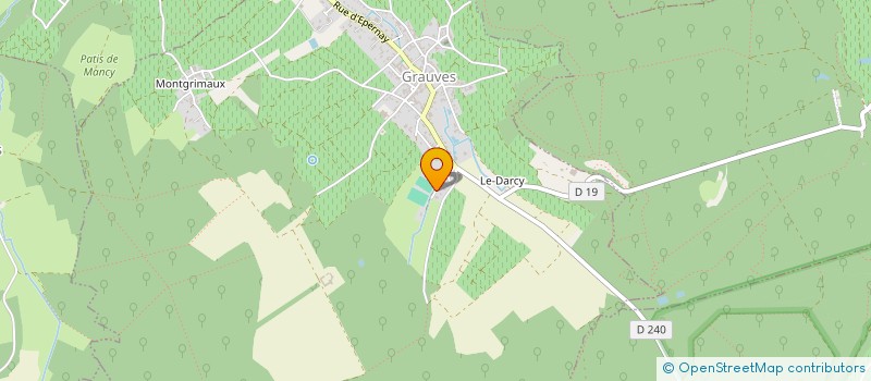 localisation de l'entreprise GFA FERME DU CHATEAU  GRAUVES