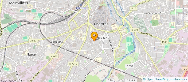 localisation de l'entreprise GFA FERME DU GRAND DOMAINVILLE à CHARTRES