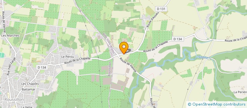 localisation de l'entreprise GFA FLASSEUR  VILLE-SOUS-ANJOU