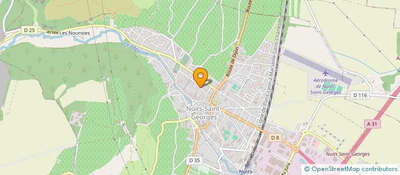 localisation de l'entreprise GFA FLEUROT BAZART à NUITS-SAINT-GEORGES