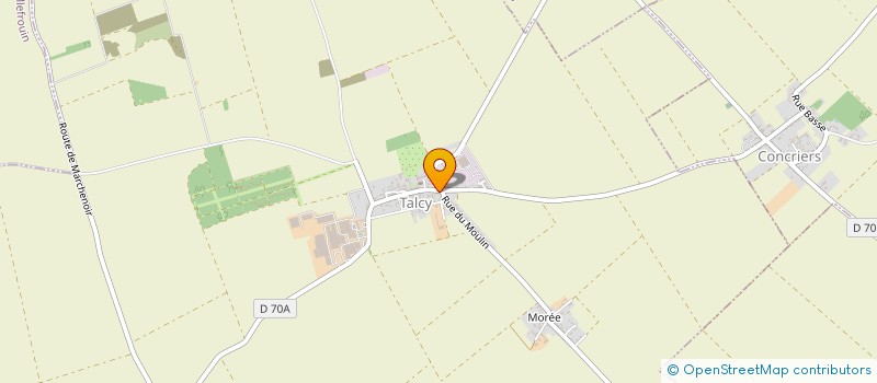 localisation de l'entreprise GFA FLEURY  BRIOU