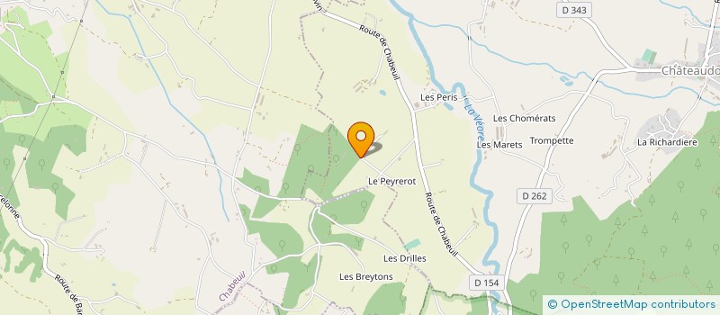 localisation de l'entreprise GFA FMV BREYNAT à CHATEAUDOUBLE