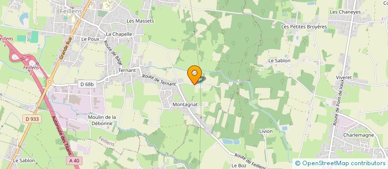 localisation de l'entreprise GFA FONCIER MATHURIN  FEILLENS