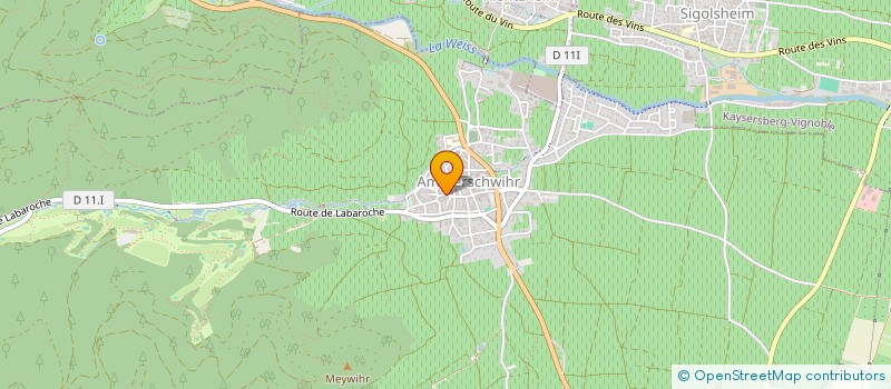 localisation de l'entreprise GFA FONNE  AMMERSCHWIHR