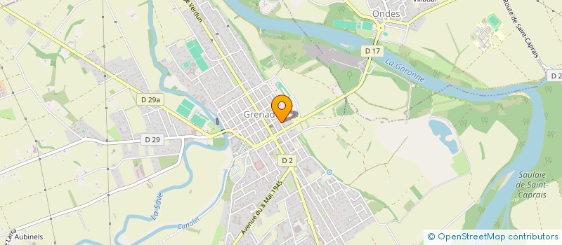 localisation de l'entreprise GFA FORT SAINT BERNARD  GRENADE SUR GARONNE