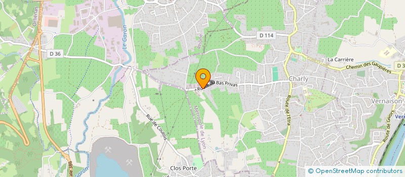 localisation de l'entreprise GFA FOUCRIER  CHARLY