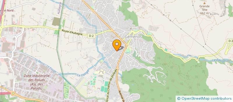 localisation de l'entreprise GFA FOUQUE SPIELMANN  GEMENOS