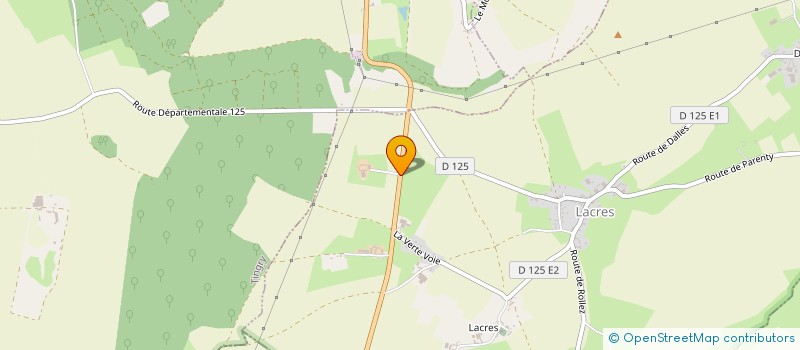 localisation de l'entreprise GFA FOURDINIER  LACRES