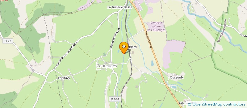 localisation de l'entreprise GFA FOURNIER-PLANTIN  COUTEUGES