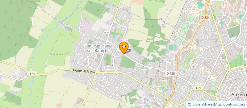 localisation de l'entreprise GFA FRADORIC  SAINT-GEORGES-SUR-BAULCHE